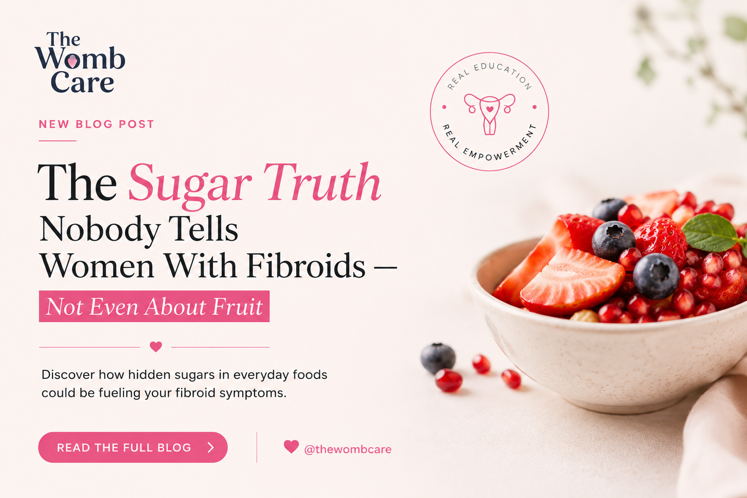 Read more about: The Sugar Truth Nobody Tells Women With Fibroids — Not Even About Fruit