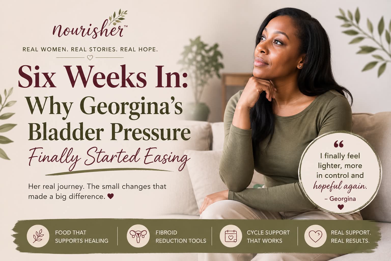 Read more about: Six Weeks In: Why Georgina's Bladder Pressure Finally Started Easing