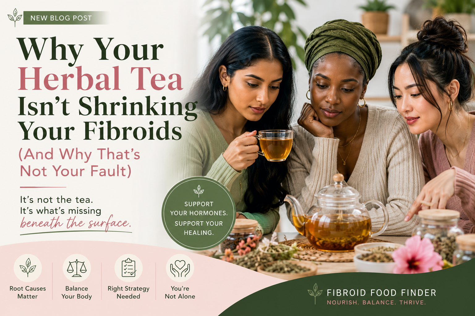 Read more about: Why Your Herbal Tea Isn't Shrinking Your Fibroids (And Why That's Not Your Fault)